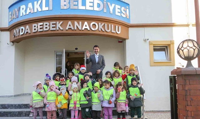 Bayraklı Belediyesinden miniklere deprem bilinci eğitimi