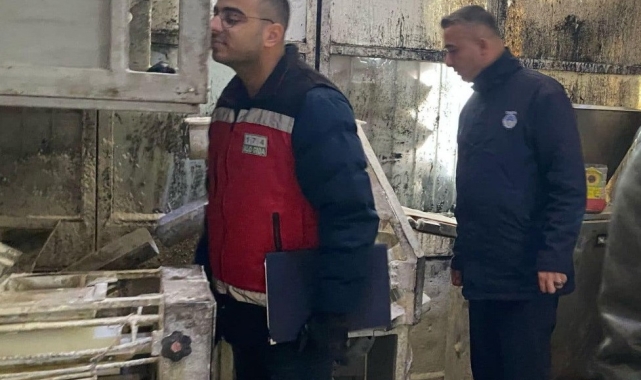 Besni'de ekmek fabrikalarına denetim