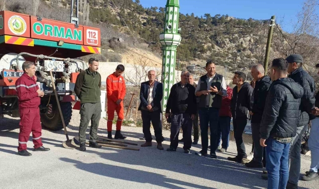 Beyşehir'de orman yangınları ile mücadele için seferberlik