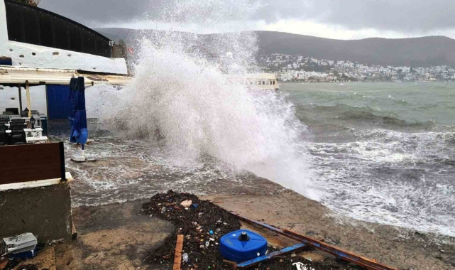 Bodrum-Anamur arasında denizlerde fırtına uyarısı