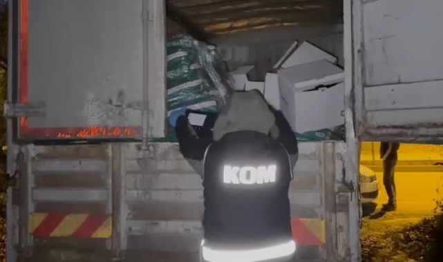 Bolu'da kaçak sigara operasyonu