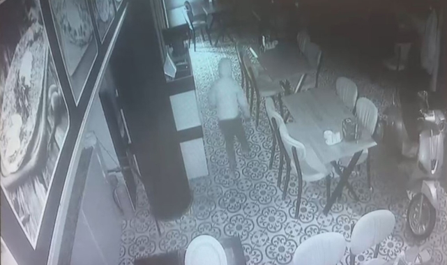 Bolu'da lokantada hırsızlık: O anlar güvenlik kamerasına yansıdı