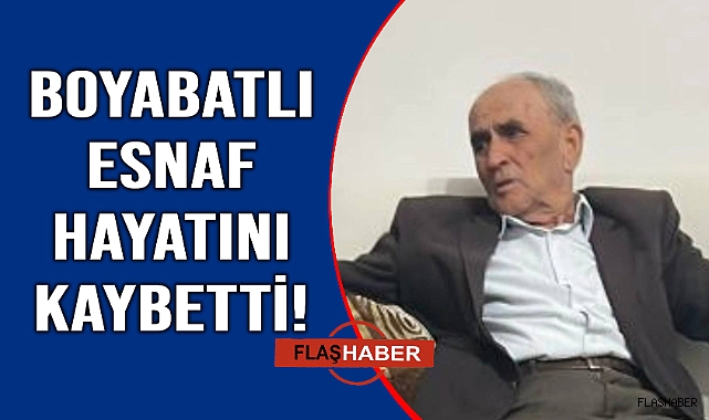 Boyabatlı esnaftan acı haber