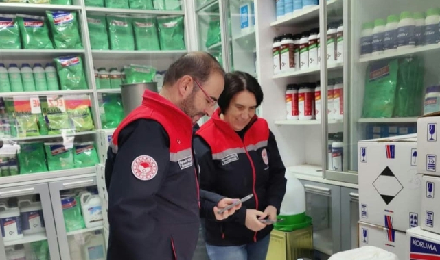 Bozkır'da gübre bayileri denetlendi