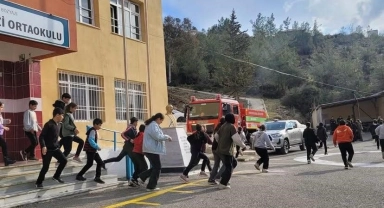 Bozyazı'da Sivil Savunma Haftası kapsamında tatbikat düzenlendi