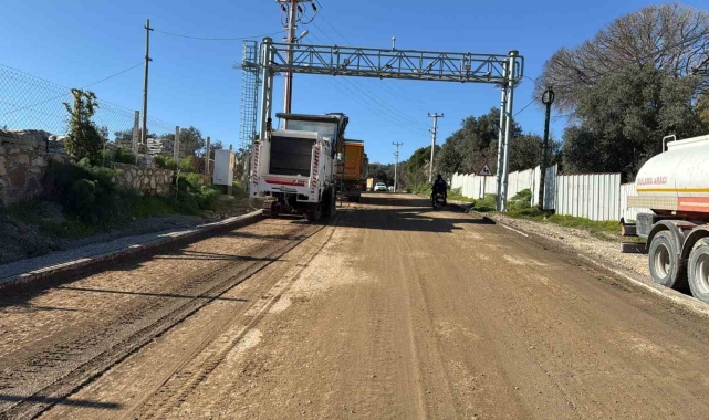 Büyükşehir'den Bodrum'a 28 Milyonluk yol yatırımı