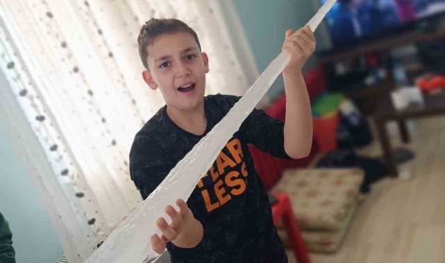 Buz sarkıtlı Ankara manzarası