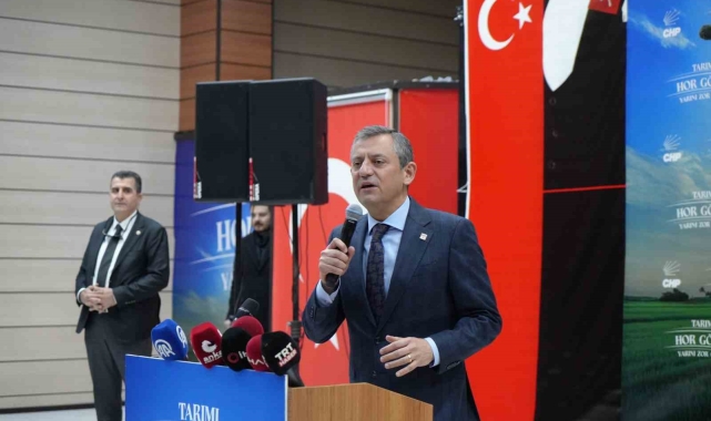 CHP Genel Başkanı Özel: "Size suyu sudan ucuza vereceğiz, elektrik parasını mahsulden ve faizsiz olarak tahsil edeceğiz"