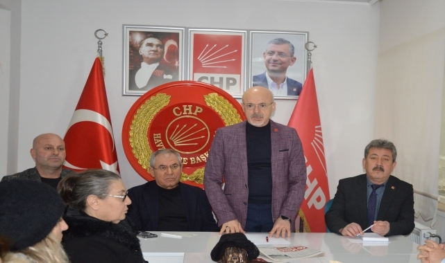 CHP Havza İlçe Başkanlığında miting toplantısı