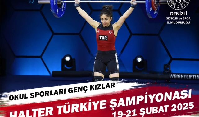 Denizli'de Türkiye halter şampiyonası için hazırlıklar başladı
