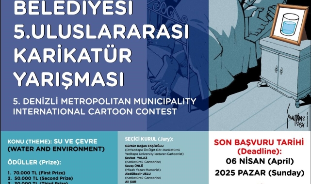 Denizli'den su ve çevre için çizgiler yarışacak