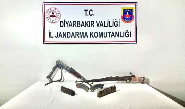 Diyarbakır'da 2 adet ruhsatsız uzun namlulu silah ele geçirildi