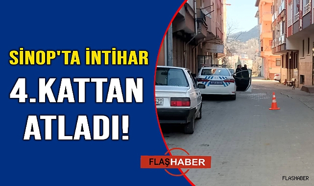 Dördüncü kattan atladı