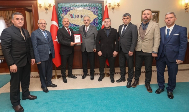 Dünya Türk Birliği'nden Bursa Valisi Ayyıldız'a ziyaret