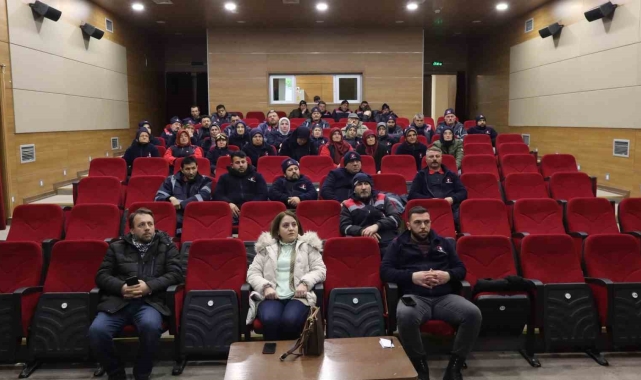 Düzce Belediyesi personeline iş güvenliği eğitimi