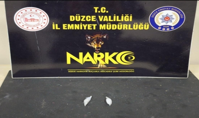 Düzce'de uyuşturucu operasyonunda 1 şüpheli tutuklandı