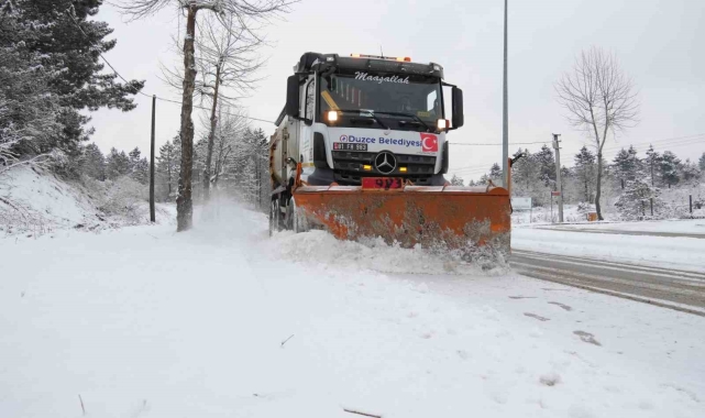 Düzce'de ekipler 24 saat esasına göre teyakkuzda