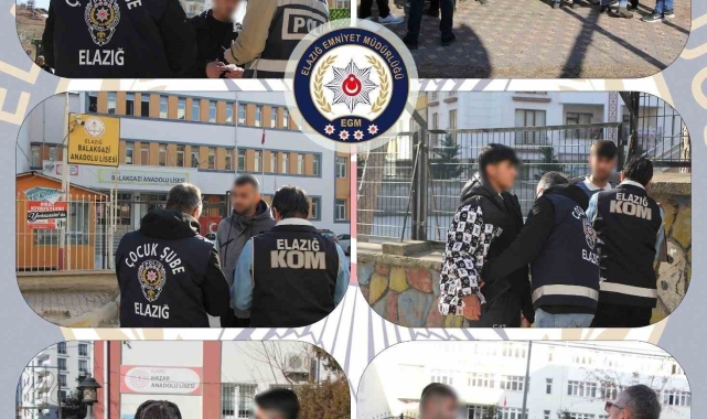 Elazığ'da 223 okul çevresi denetlendi