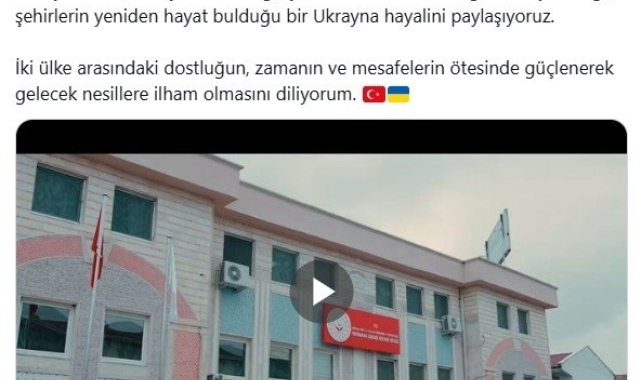 Emine Erdoğan'dan Türkiye-Ukrayna ilişkilerine dair paylaşım: