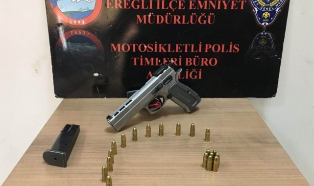 Ereğli'de polis ve jandarmanın suç ve suçlularla mücadelesi sürüyor