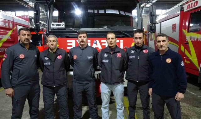 Erzurum İtfaiyesi personeli 6 Şubat'ı anlattı
