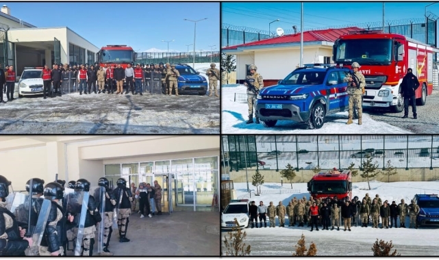 Erzurum'da krizlere müdahale tatbikatı