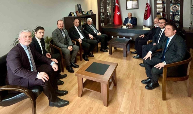 Eski Tarım ve Orman Bakanı Kirişci'den TVHB'ye ziyaret