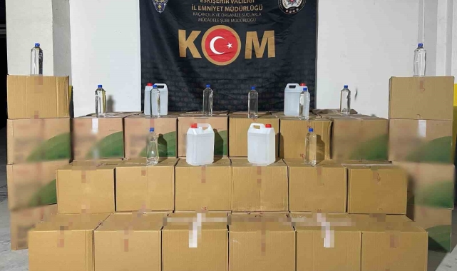Eskişehir'e polis ekipleri bin 500 litre kaçak alkol ele geçirdi