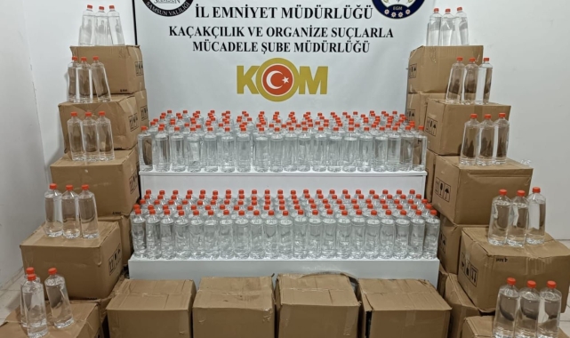 Ev taşıma süsüyle kaçak alkol sevkiyatı