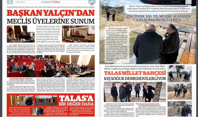 Gazete Talas dijital yayında