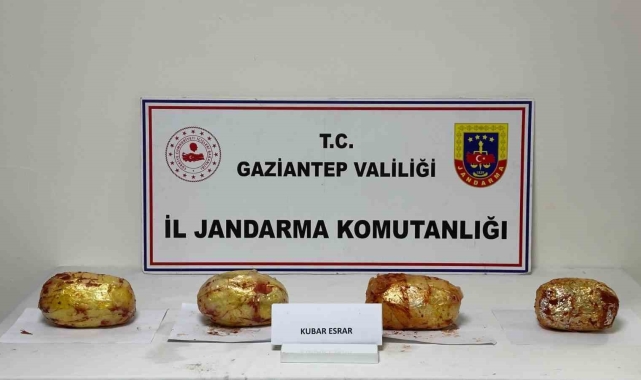 Gaziantep'te yolcu otobüsünde 3 kilo esrar ele geçirildi