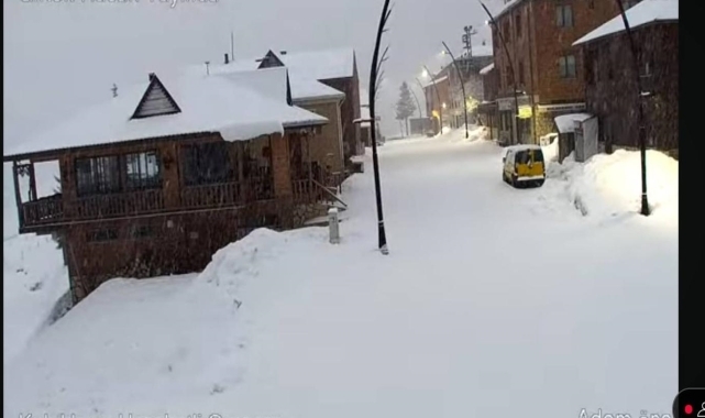 Giresun'un yüksek kesimlerinde kar etkili oldu