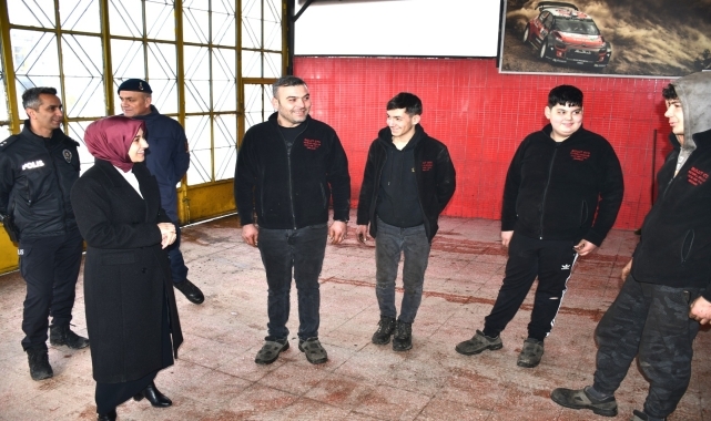 Gümüşhacıköy Kaymakamı Güneş, sanayi esnafını ziyaret etti