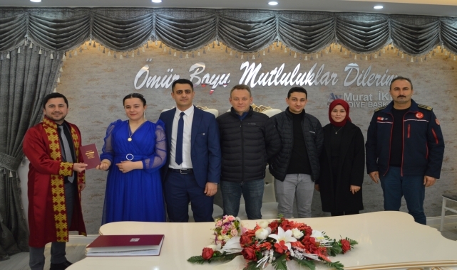 Havza'da 14 Şubat Sevgililer Günü'nde 12 nikah kıyıldı