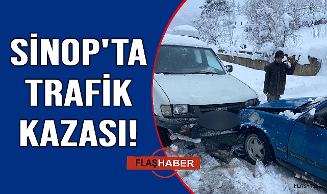 İki araç kafa kafaya çarpıştı    