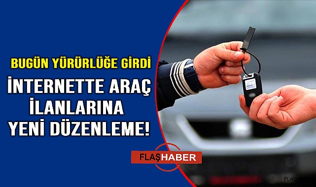 İkinci el araç ilanlarına yeni kural