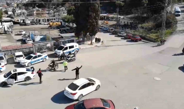 İskenderun&#039;da trafik kazalarını azaltmak için dron destekli trafik denetimi