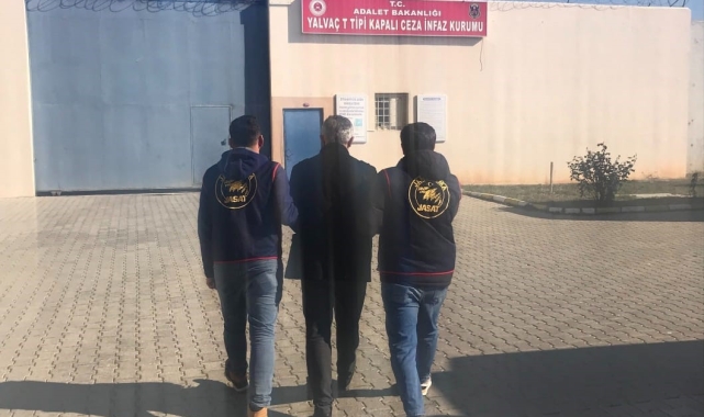 Isparta'da 12 farklı dosyadan 38 yıl 4 ay hapis cezası olan şahıs yakalandı