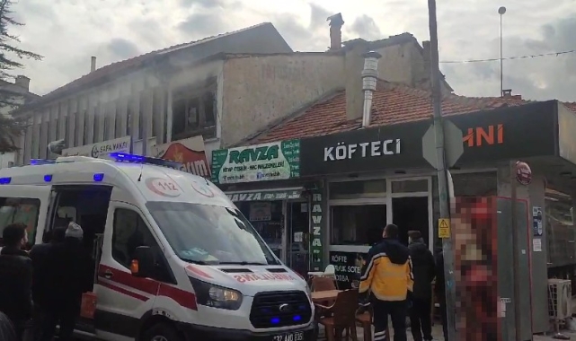 Isparta'da ev yangını itfaiye ekiplerince söndürüldü