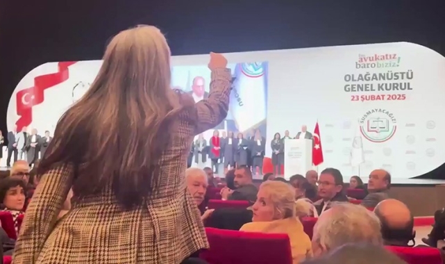 İstanbul 1 No'lu Barosu'nun kurul toplantısı karıştı: "Emperyalizmin temsilcileri mi bize insan haklarını öğretecek"
