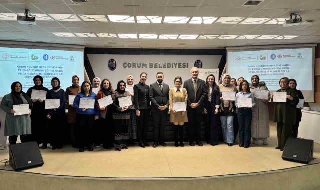Kadın girişimciler sertifikalarını aldı