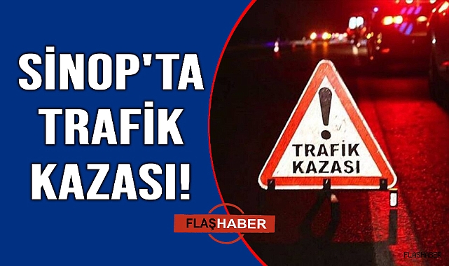 Kamyonet ile otomobil çarpıştı