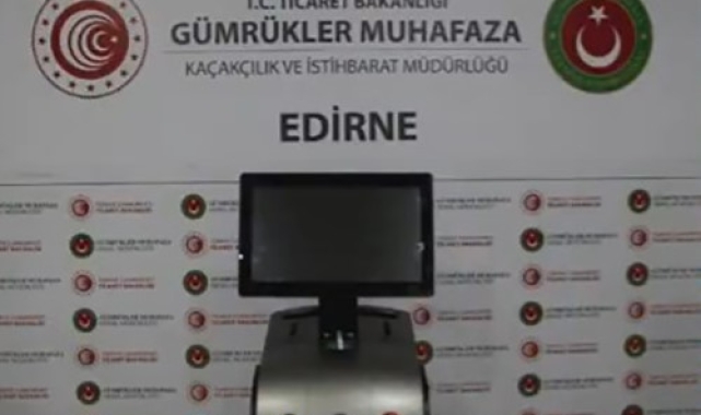 Kapıkule'de lazer epilasyon cihazı ele geçirildi