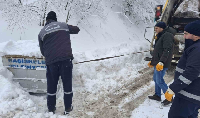 Kar ve soğuk hava çalışmaları durdurmadı