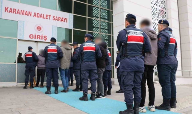Karaman'da hapis cezası bulunan 4 kişi yakalandı