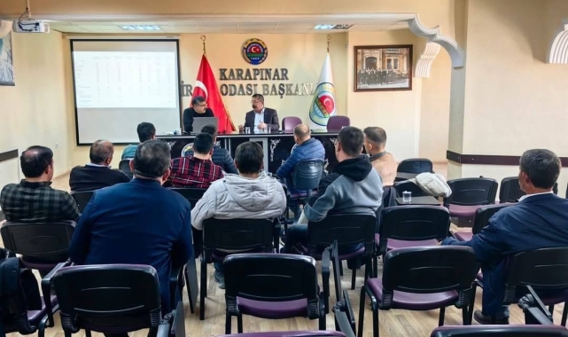 Karapınar'da çiftçilere bilgilendirme toplantısı