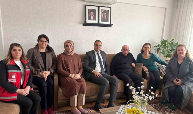 Kaymakam Dalak'tan Şehit ailesi ve Kıbrıs Gazisine ziyaret