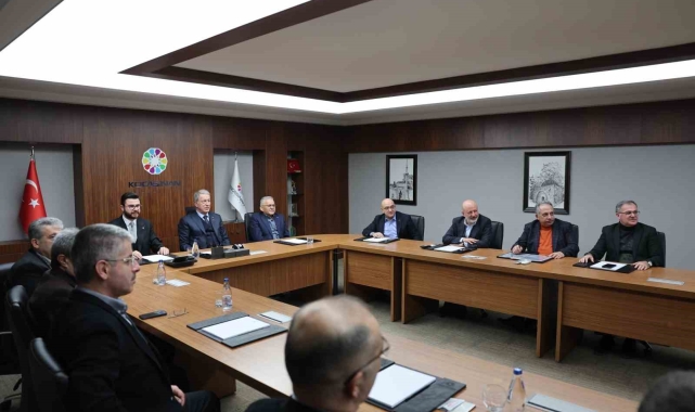 Kayseri'nin ulaşım geleceği Kocasinan'da değerlendirildi