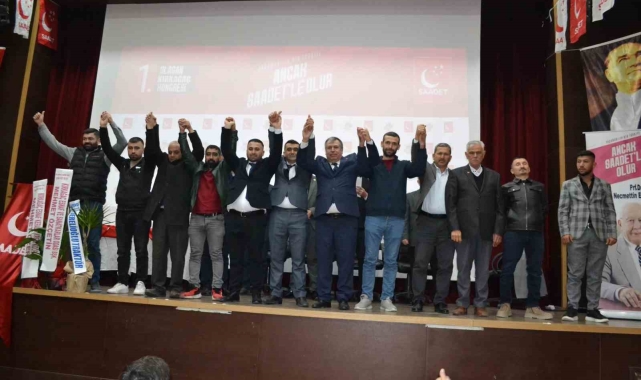 Kırkağaç Saadet Partisi'nde yeni Başkan Mehmet Abokan