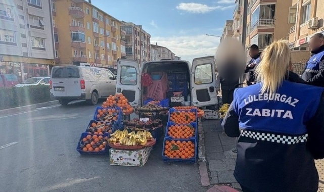 Kırklareli'de seyyar satıcı denetimi